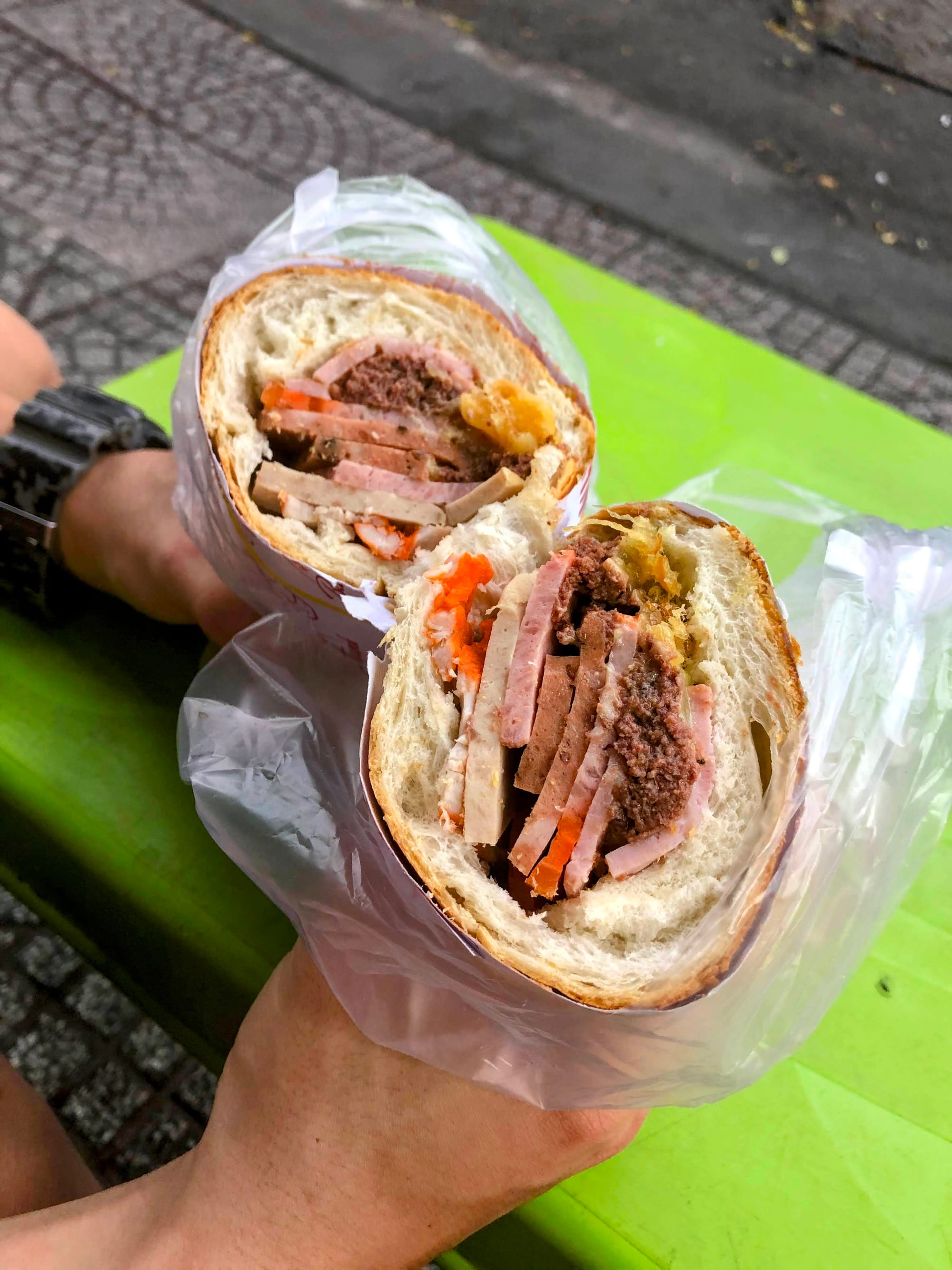 Banh Mi Ba Hyunh, with their really large and thick Banh Mis at only 3 dollars