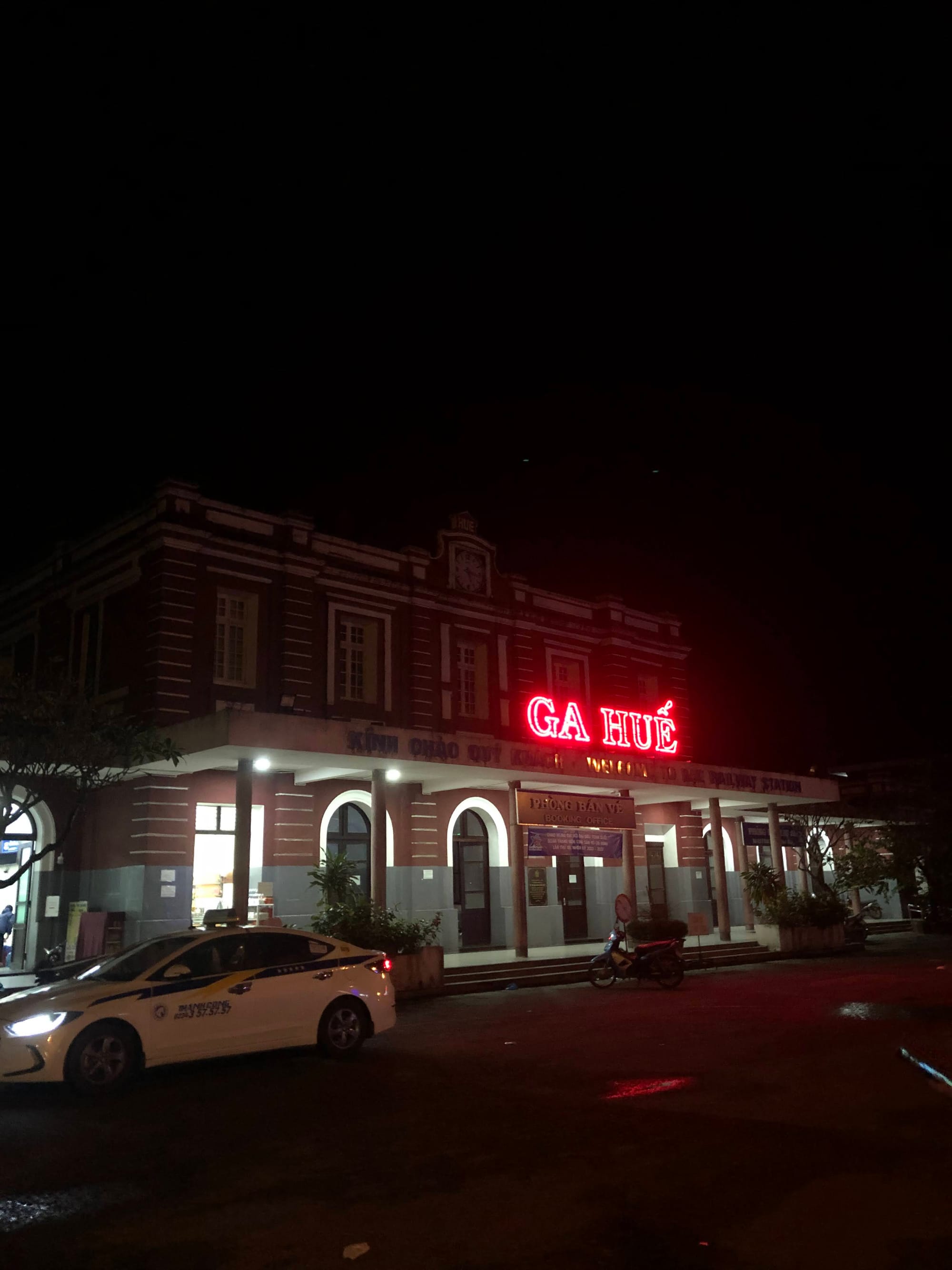 Hue Railway Station in the early morning